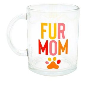 NWT TWO HOLDINGS Fur Mom Paw Luster Mug, 18 oz